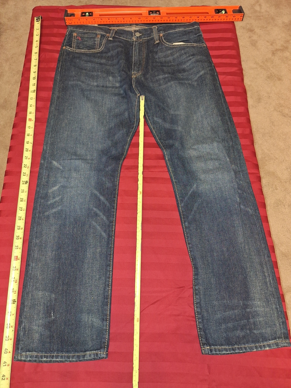 Polo by Ralph Lauren Men's Blue Straight-Leg Jeans
